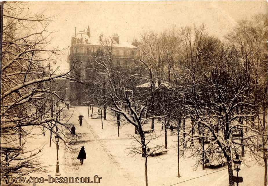 BESANÇON - Promenade Granvelle - v. 1902